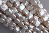 square shape freshwater pearl strands necklace special 