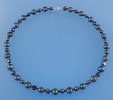 Side-Drilled Freshwater Pearl Necklace with Hematite - Wing Wo Hing Jewelry Group - Pearl Jewelry Manufacturer
