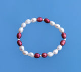 6-7mm Oval Shape Freshwater Pearl Bracelet - Wing Wo Hing Jewelry Group - Pearl Jewelry Manufacturer