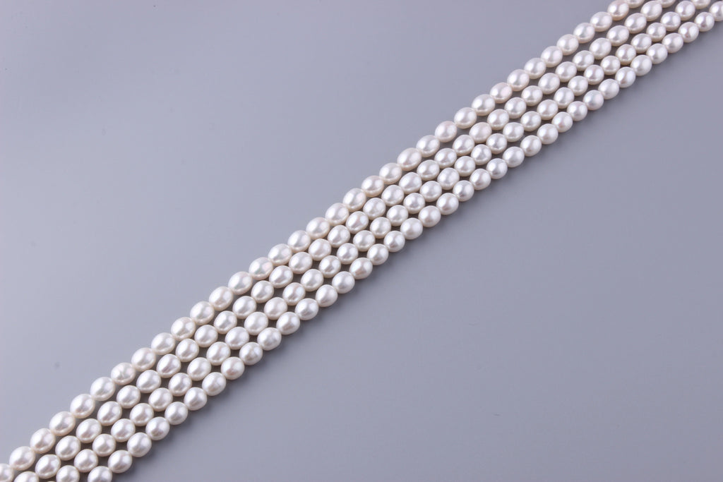 Oval Shape Freshwater Pearl 8-8.5mm (SKU: 918508 / 1002259) - Wing Wo Hing Jewelry Group - Pearl Jewelry Manufacturer