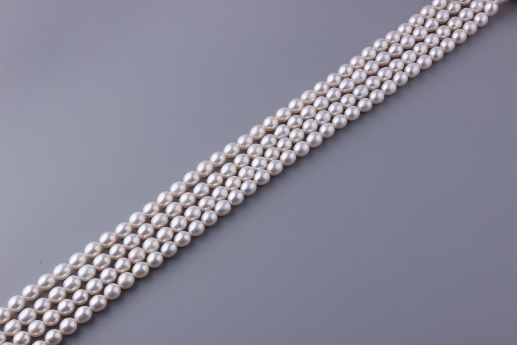 Oval Shape Freshwater Pearl 8-8.5mm (SKU: 913708 / 1002264) - Wing Wo Hing Jewelry Group - Pearl Jewelry Manufacturer