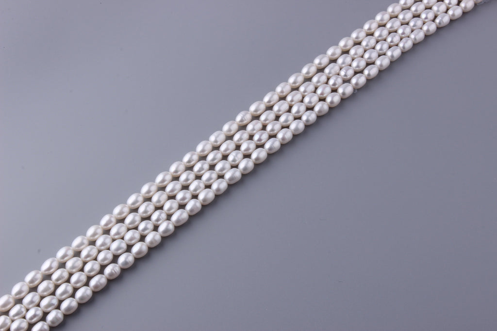 Oval Shape Freshwater Pearl 7.5-8mm (SKU: 911208 / 1002292) - Wing Wo Hing Jewelry Group - Pearl Jewelry Manufacturer