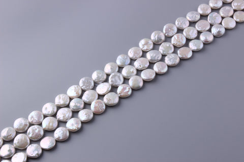 Coin Shape Freshwater Pearl 17-17.5mm (SKU: 929108 / 1003105)