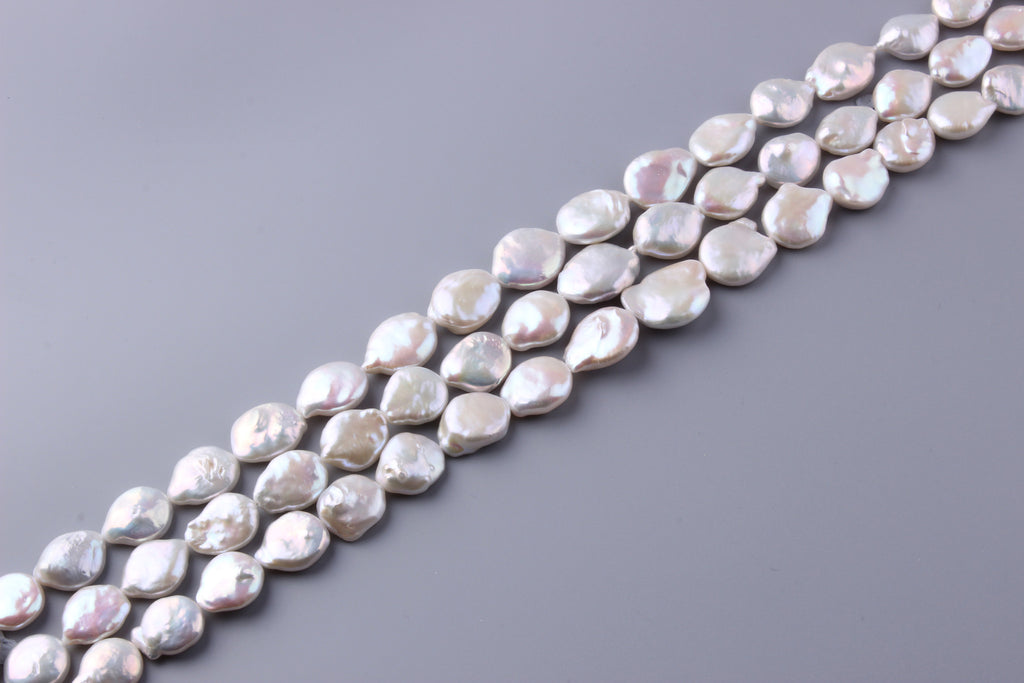 Coin Shape Freshwater Pearl 15-20mm (SKU: 966308 / 1003106) - Wing Wo Hing Jewelry Group - Pearl Jewelry Manufacturer