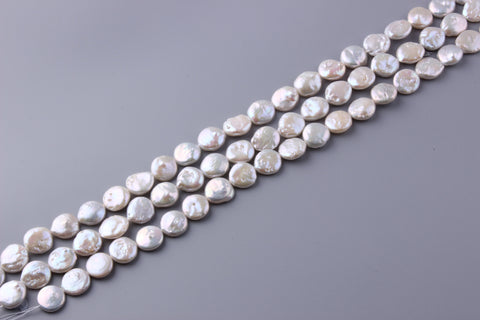 Coin Shape Freshwater Pearl 15.5-16mm (SKU: 913708 / 1003390)