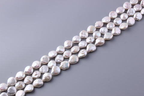 Coin Shape Freshwater Pearl 16-17mm (SKU: 914708 / 1003374)