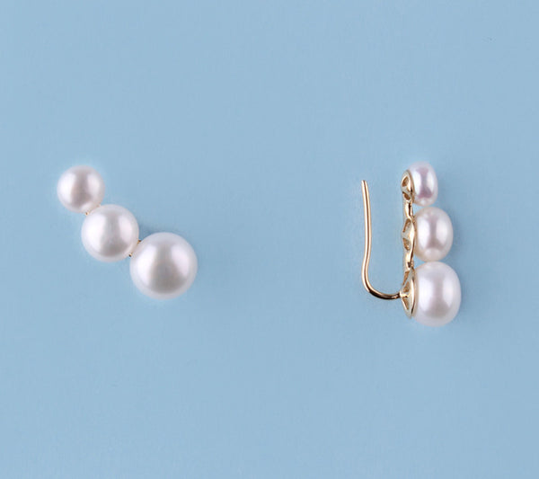 14K Yellow Gold with Freshwater Pearl - Wing Wo Hing Jewelry Group - Pearl Jewelry Manufacturer