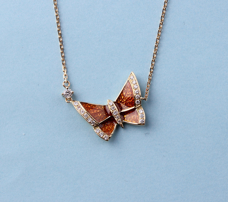18K Yellow Gold Necklace - Wing Wo Hing Jewelry Group - Pearl Jewelry Manufacturer