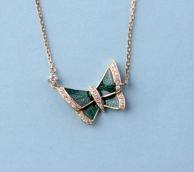 18K Yellow Gold Necklace - Wing Wo Hing Jewelry Group - Pearl Jewelry Manufacturer