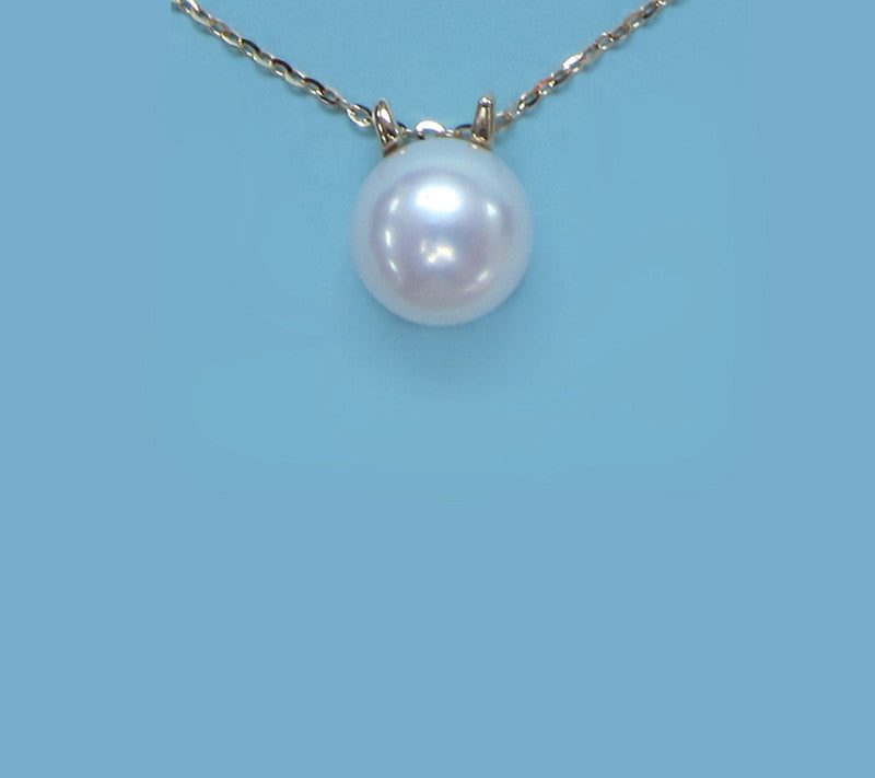 14K Yellow Gold Freshwater Pearl Necklace - Wing Wo Hing Jewelry Group - Pearl Jewelry Manufacturer