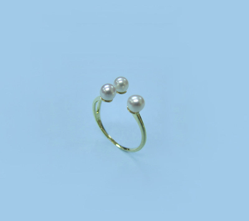 14K Yellow Gold Freshwater Pearl Ring - Wing Wo Hing Jewelry Group - Pearl Jewelry Manufacturer