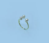 14K Yellow Gold Freshwater Pearl Ring - Wing Wo Hing Jewelry Group - Pearl Jewelry Manufacturer