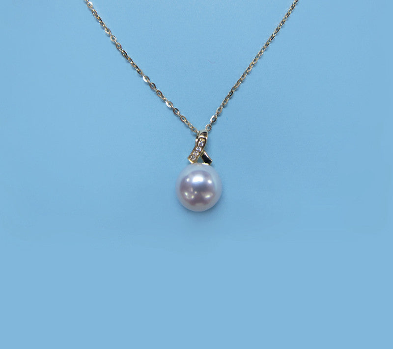 14K Yellow Gold Freshwater Pearl Necklace - Wing Wo Hing Jewelry Group - Pearl Jewelry Manufacturer