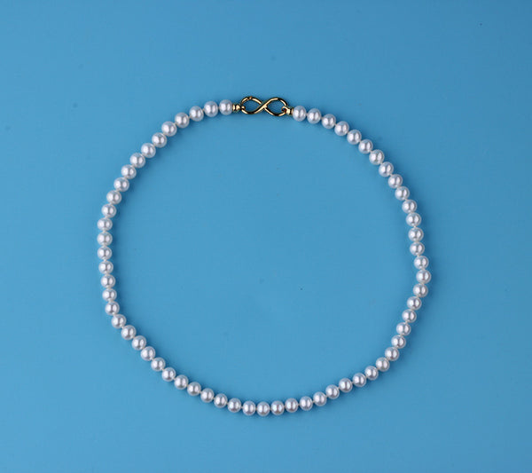 9K Yellow Gold Freshwater Pearl Necklace - Wing Wo Hing Jewelry Group - Pearl Jewelry Manufacturer