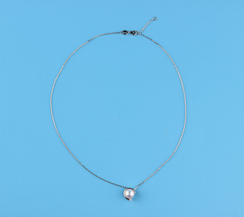 14K Yellow Gold Akoya Pearl Necklace - Wing Wo Hing Jewelry Group - Pearl Jewelry Manufacturer