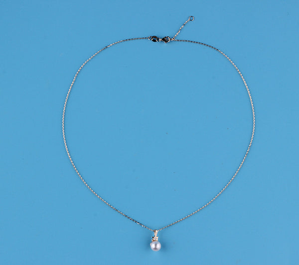 14K Yellow Gold Akoya Pearl Necklace - Wing Wo Hing Jewelry Group - Pearl Jewelry Manufacturer