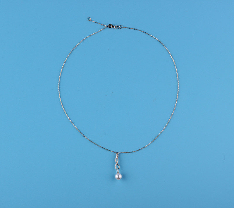 14K Yellow Gold Akoya Pearl Necklace - Wing Wo Hing Jewelry Group - Pearl Jewelry Manufacturer
