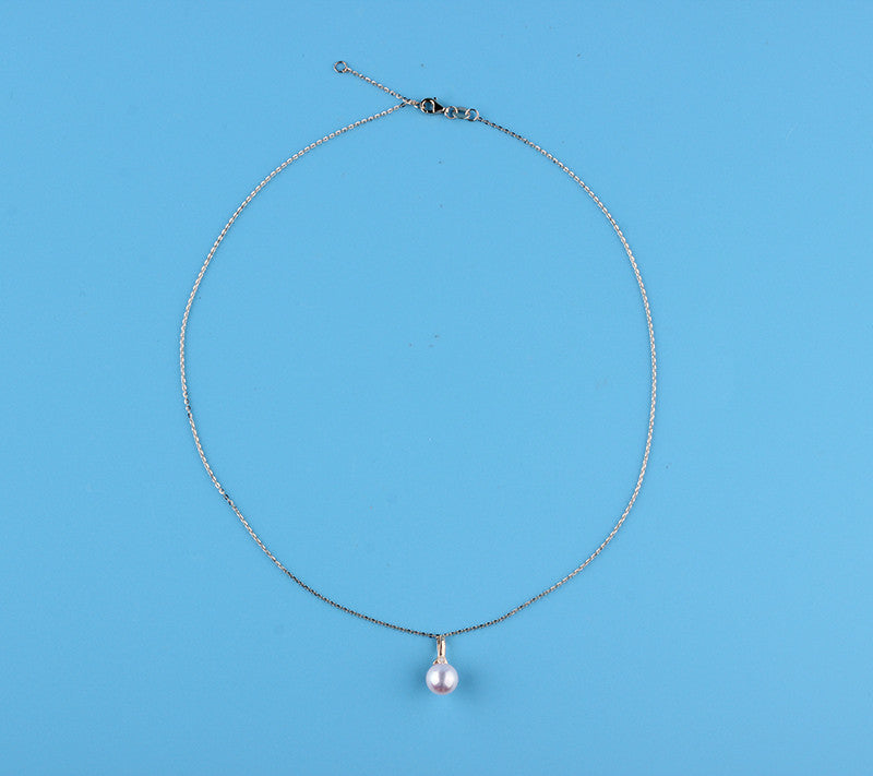 14K Yellow Gold Akoya Pearl Necklace - Wing Wo Hing Jewelry Group - Pearl Jewelry Manufacturer