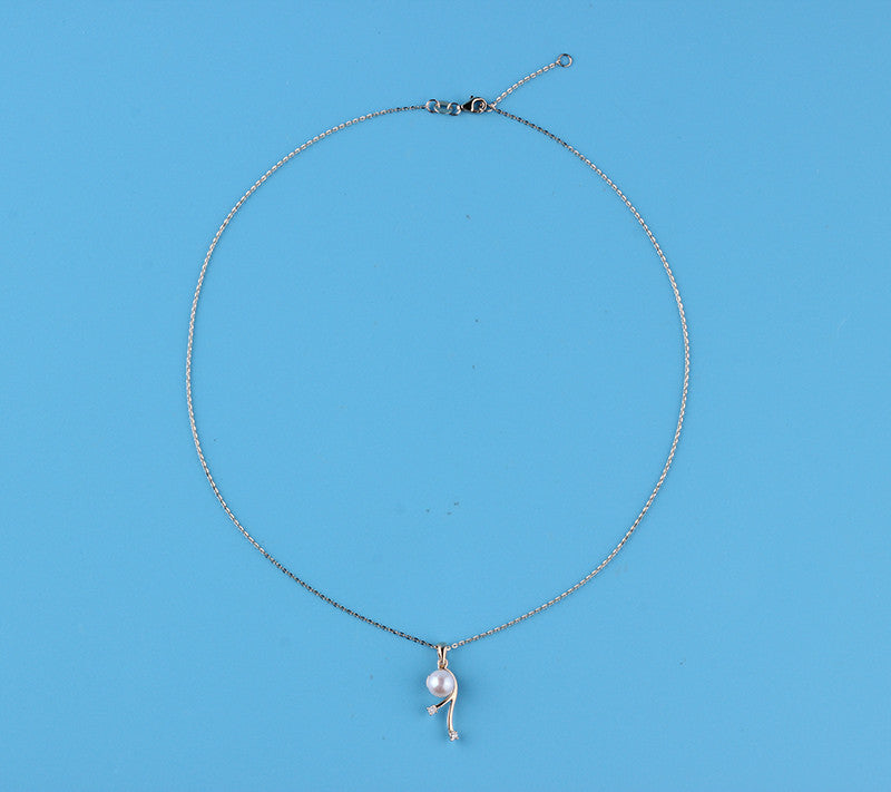 14K Yellow Gold Freshwater Pearl Necklace - Wing Wo Hing Jewelry Group - Pearl Jewelry Manufacturer