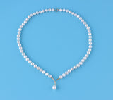 18K Yellow Gold Freshwater Pearl Necklace - Wing Wo Hing Jewelry Group - Pearl Jewelry Manufacturer