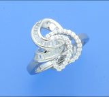 Sterling Silver Ring with Cubic Zirconia - Wing Wo Hing Jewelry Group - Pearl Jewelry Manufacturer