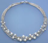 Sterling Silver Pendant with Potato Shape Freshwater Pearl - Wing Wo Hing Jewelry Group - Pearl Jewelry Manufacturer