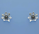 Sterling Silver Earrings with 4.5-5mm Button Shape Freshwater Pearl - Wing Wo Hing Jewelry Group - Pearl Jewelry Manufacturer
