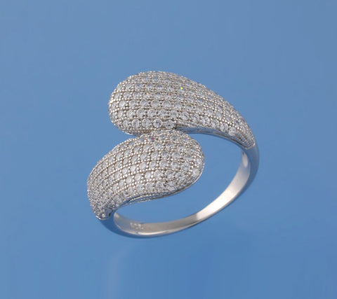 Sterling Silver Ring with Cubic Zirconia