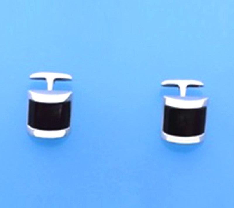 Sterling Silver Cufflink with 9.3*13.9mm Mother of Pearl - Wing Wo Hing Jewelry Group - Pearl Jewelry Manufacturer