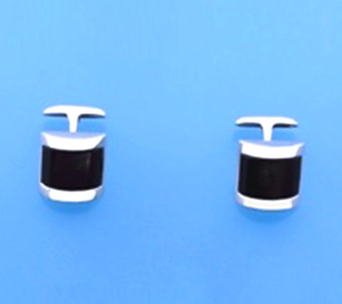 Sterling Silver Cufflink with 9.3*13.9mm Mother of Pearl