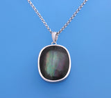 Sterling Silver Pendant with Mother of Pearl - Wing Wo Hing Jewelry Group - Pearl Jewelry Manufacturer