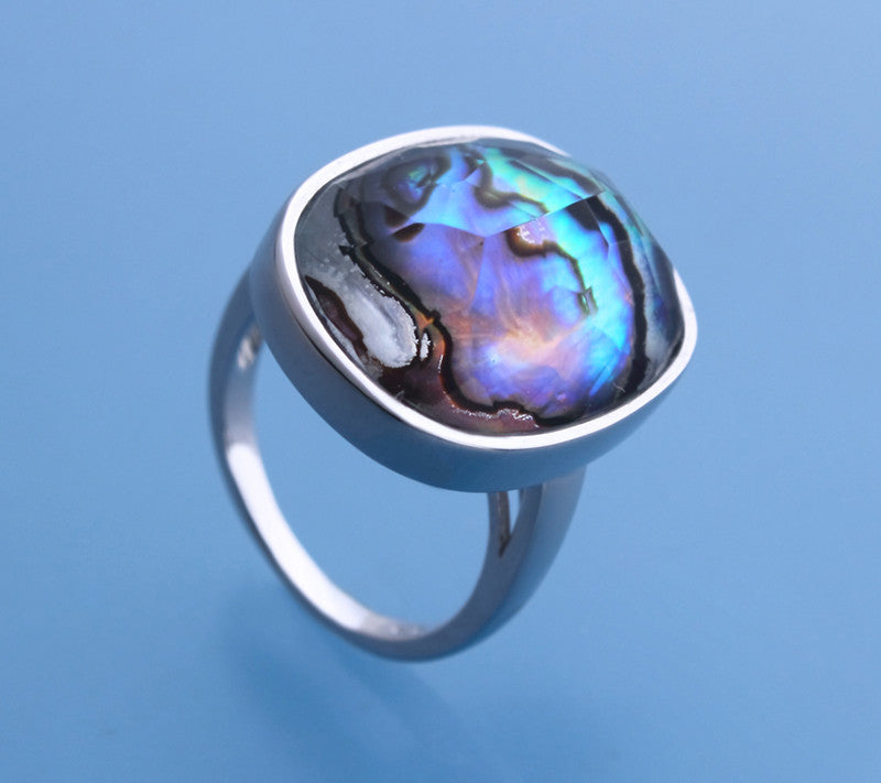 Sterling Silver Ring with Mother of Pearl - Wing Wo Hing Jewelry Group - Pearl Jewelry Manufacturer