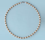 6-6.5mm Potato Shape Freshwater Pearl Necklace with Hematite - Wing Wo Hing Jewelry Group - Pearl Jewelry Manufacturer