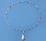 Sterling Silver Pendant with 14-15mm Baroque Shape Freshwater Pearl - Wing Wo Hing Jewelry Group - Pearl Jewelry Manufacturer