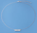 Sterling Silver Pendant with 6-6.5mm Round Shape Freshwater Pearl - Wing Wo Hing Jewelry Group - Pearl Jewelry Manufacturer