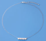 Sterling Silver Pendant with 5.5-6mm Round Shape Freshwater Pearl - Wing Wo Hing Jewelry Group - Pearl Jewelry Manufacturer