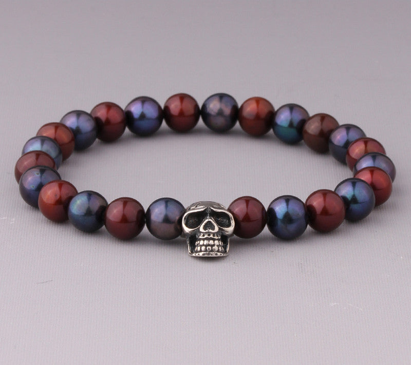Sterling Silver Bracelet with 7.5-8mm Potato Shape Freshwater Pearl - Wing Wo Hing Jewelry Group - Pearl Jewelry Manufacturer