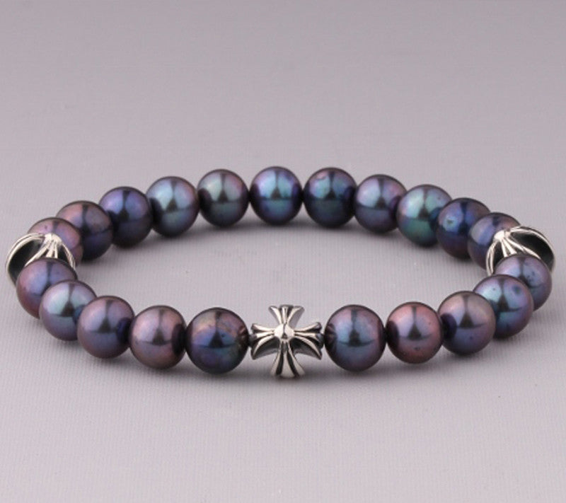 Sterling Silver Bracelet with 7.5-8mm Potato Shape Freshwater Pearl - Wing Wo Hing Jewelry Group - Pearl Jewelry Manufacturer