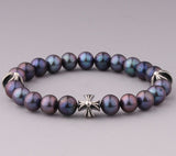 Sterling Silver Bracelet with 7.5-8mm Potato Shape Freshwater Pearl - Wing Wo Hing Jewelry Group - Pearl Jewelry Manufacturer