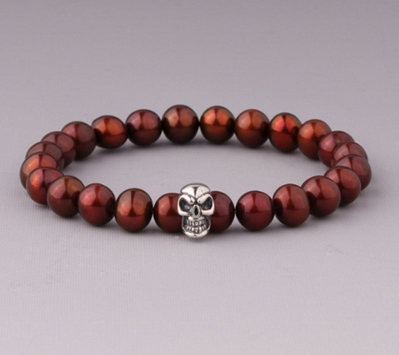 Sterling Silver Bracelet with 7.5-8mm Potato Shape Freshwater Pearl - Wing Wo Hing Jewelry Group - Pearl Jewelry Manufacturer