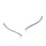 modern ear climbers jewelry earrings silver gold
