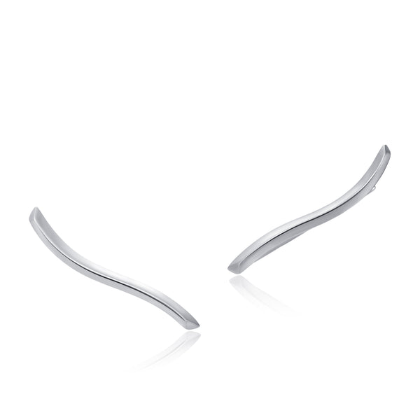 modern ear climbers jewelry earrings silver gold