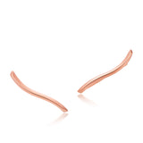 modern ear climbers jewelry earrings silver gold