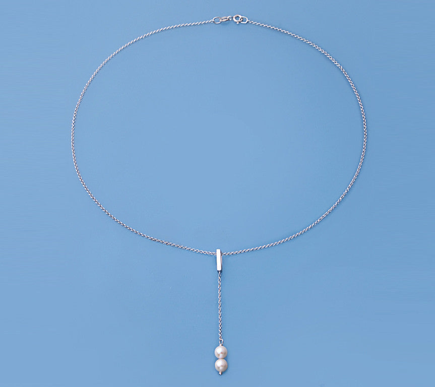 Sterling Silver Pendant with 5.5-6mm Round Shape Freshwater Pearl - Wing Wo Hing Jewelry Group - Pearl Jewelry Manufacturer