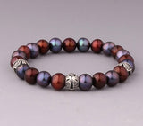 Sterling Silver Bracelet with 7.5-8mm Potato Shape Freshwater Pearl - Wing Wo Hing Jewelry Group - Pearl Jewelry Manufacturer