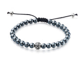 Sterling Silver Bracelet with Black Agate - Wing Wo Hing Jewelry Group - Pearl Jewelry Manufacturer - 3