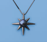 Gold Plated Silver Pendant with 6-6.5mm Button Shape Freshwater Pearl - Wing Wo Hing Jewelry Group - Pearl Jewelry Manufacturer - 2