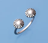 White and Black Plated Silver Ring - Wing Wo Hing Jewelry Group - Pearl Jewelry Manufacturer