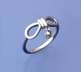Sterling Silver Ring with 3-3.5mm Round Shape Freshwater Pearl - Wing Wo Hing Jewelry Group - Pearl Jewelry Manufacturer