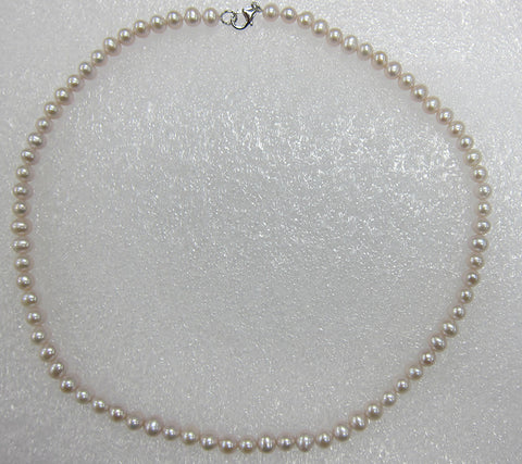 Sterling Silver Freshwater Pearl Necklace